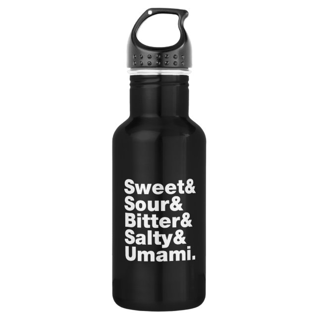 Botella De Agua Cinco pruebas básicas (Anverso)