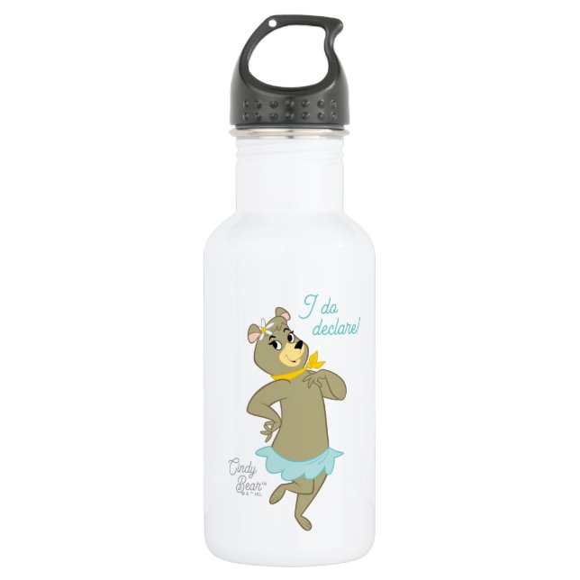 Botella De Agua Cindy Bear Playful Pose (Anverso)