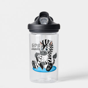Botella De Agua Cinta Cebra EDS Awareness