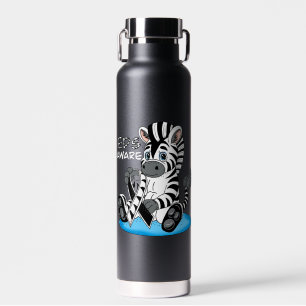 Botella De Agua Cinta Cebra EDS Awareness