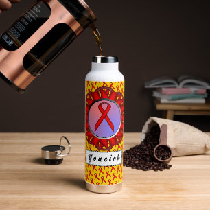 Botella De Agua Cinta roja estándar de Kenneth Yoncich