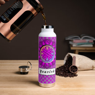 Botella De Agua Cinta violeta de Kenneth Yoncich
