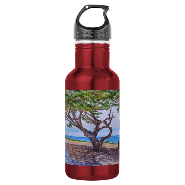 Botella De Agua Cipreses en Pacific Grove (Anverso)