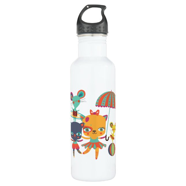 Botella De Agua Circo Cuties (Anverso)