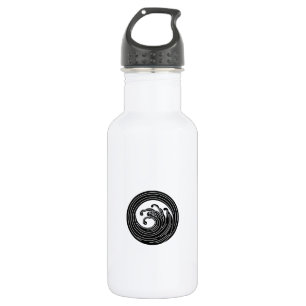 Botella De Agua Círculo de onda en remolino