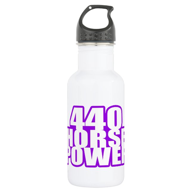 Botella De Agua ciruelo 440 locos mopar (Anverso)