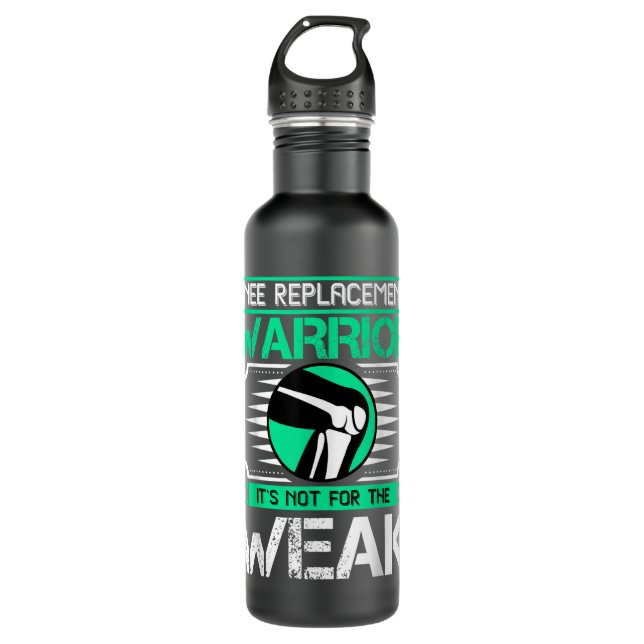 Botella De Agua Cirugía de reemplazo de rodilla se vuelve divertid (Anverso)