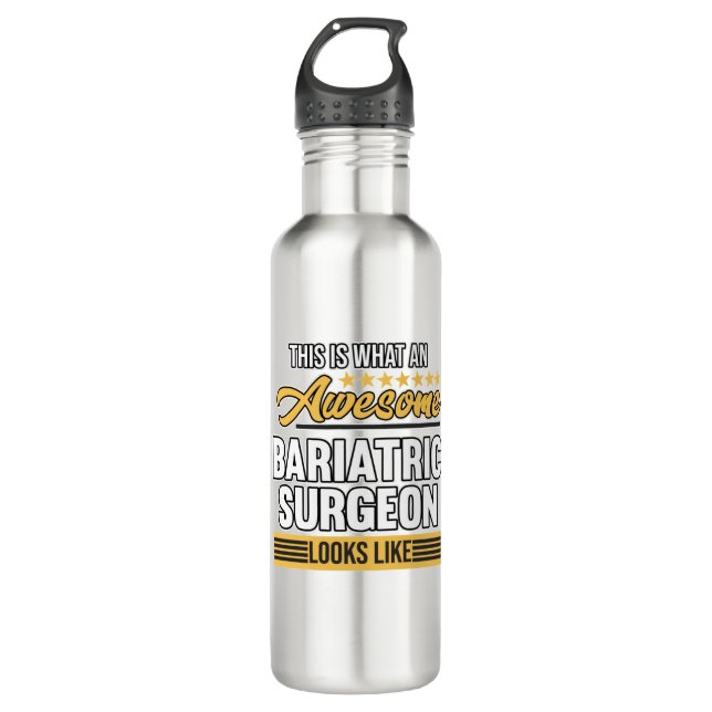 Botella De Agua Cirujano Bariátrico Cirugía Médica Médico Neurolog (Anverso)