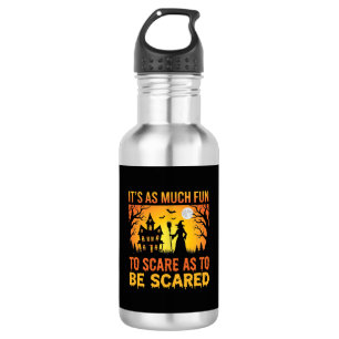 Botella De Agua Cita de Bruja de Casa Embrujada de Halloween