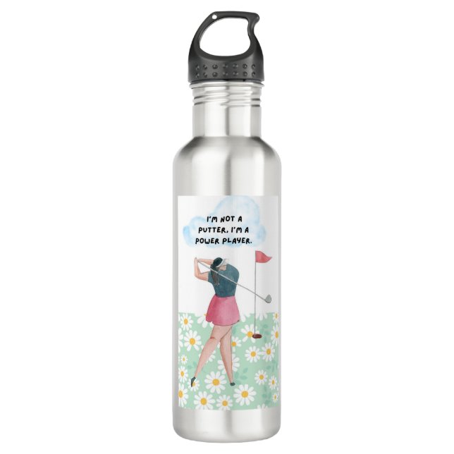 Botella De Agua Cita de golf divertida diciendo para golfistas (Anverso)