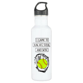 Botella De Agua Cita de Softball