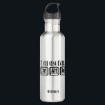 Botella De Agua Cita de trabajo divertida de la oficina del equipo<br><div class="desc">Funny Computer Office Work Quote Ctrl Alt Del Water Bottles incluye el texto "Si todo lo demás falla, Ctrl Alt Del" en la tipografía moderna escrita a mano. Regalo perfecto para cumpleaños, Navidades, Día de la Madre, Día del Padre, personal de oficina y amantes de la informática. Diseñado por ©Evco...</div>