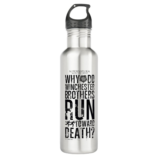 Botella De Agua Cita de Winchester Brothers supernatural (Anverso)
