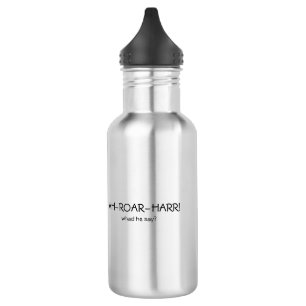Botella De Agua Cita divertida AH-ROAR-HARR