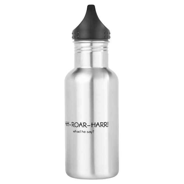 Botella De Agua Cita divertida AH-ROAR-HARR (Izquierda)