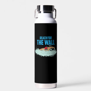 Botella De Agua Cita divertida de natación Regalo para nadadores