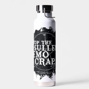 Botella De Agua Cita "Emo" sobrenatural
