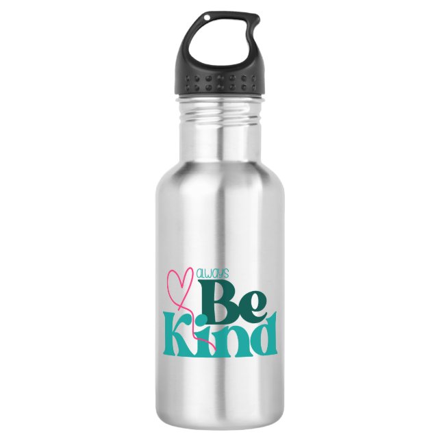 Botella De Agua Cita Inspiradora de Bondad (Anverso)