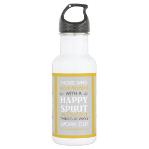 Botella De Agua cita inspiradora de gordon b hinckley lds