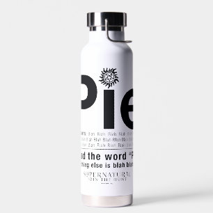 Botella De Agua Cita supernatural