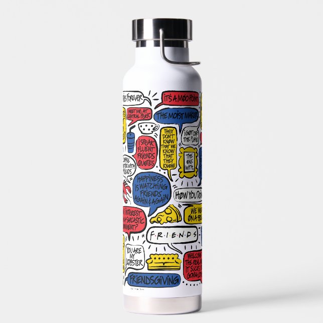 Botella De Agua Citas de amigos™ (Izquierdo)