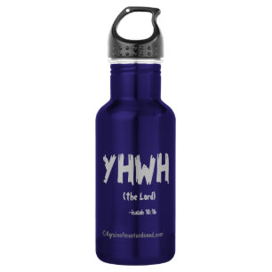 Botella De Agua Citas de la Biblia YHWH