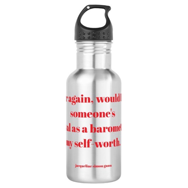 Botella De Agua Citas empoderantes (Anverso)