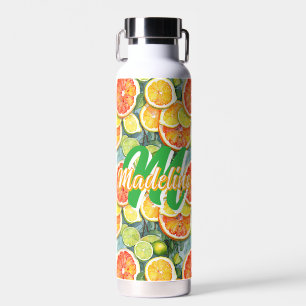 Botella De Agua Cítricos de pomelo, lémones, extremidades y Naranj
