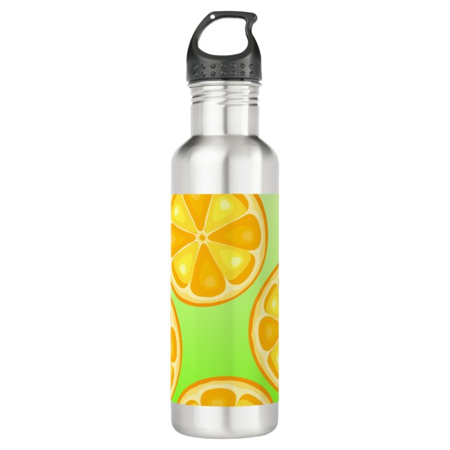 Botella De Agua Cítricos TROPICAL SUMMER FRUIT Naranja limones Sli (Anverso)