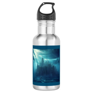 Botella De Agua Ciudad de la fantasía de Atlantis (2)