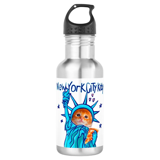 Botella De Agua Ciudad de Nueva York (Anverso)