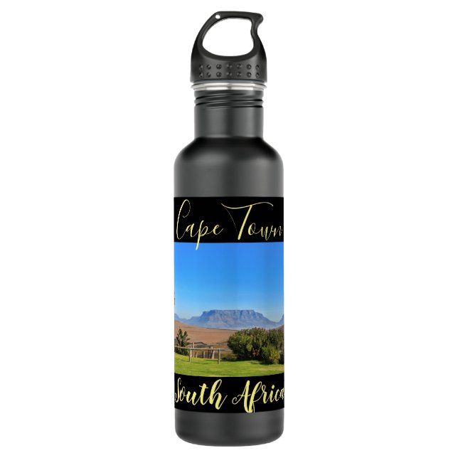 Botella De Agua Ciudad del Cabo Mesa Vista Montaña - Sudáfrica (Anverso)