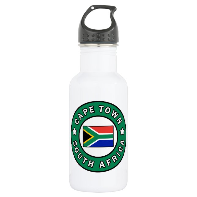 Botella De Agua Ciudad del Cabo Sudáfrica (Anverso)