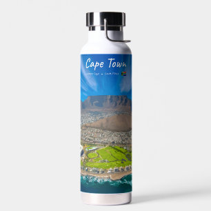 Botella De Agua Ciudad del Cabo, Sudáfrica - Vista de la Montaña d