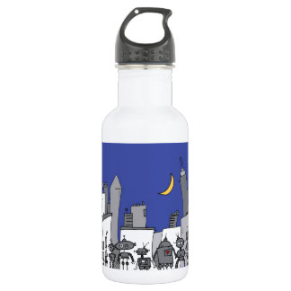 Botella De Agua Ciudad del robot