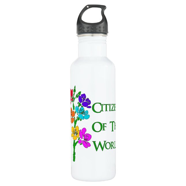 Botella De Agua Ciudadano Del Mundo (Anverso)
