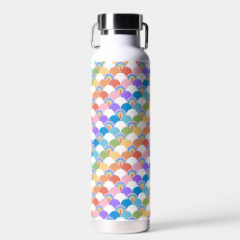 Botella De Agua Clama arcoiris