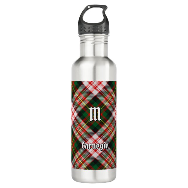 Botella De Agua Clan Carnegie Dress Tartan (Anverso)