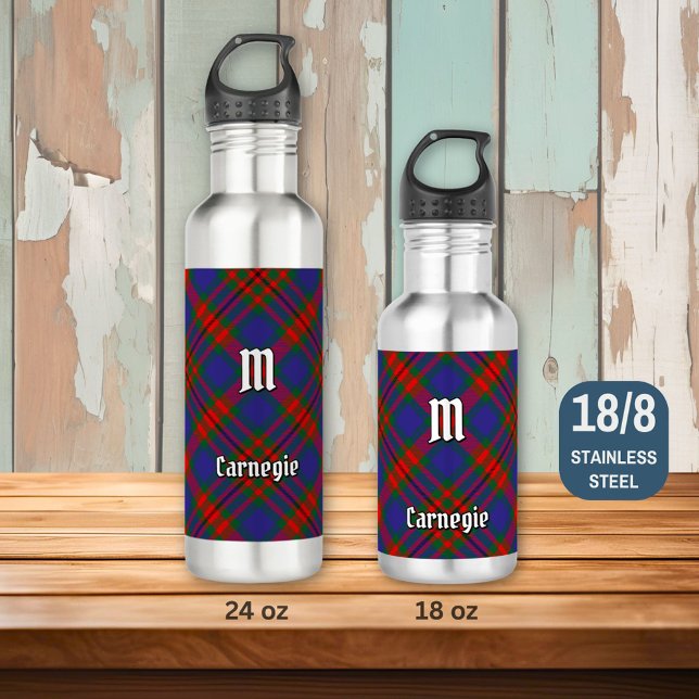 Botella De Agua Clan Carnegie Tartan (Subido por el creador)
