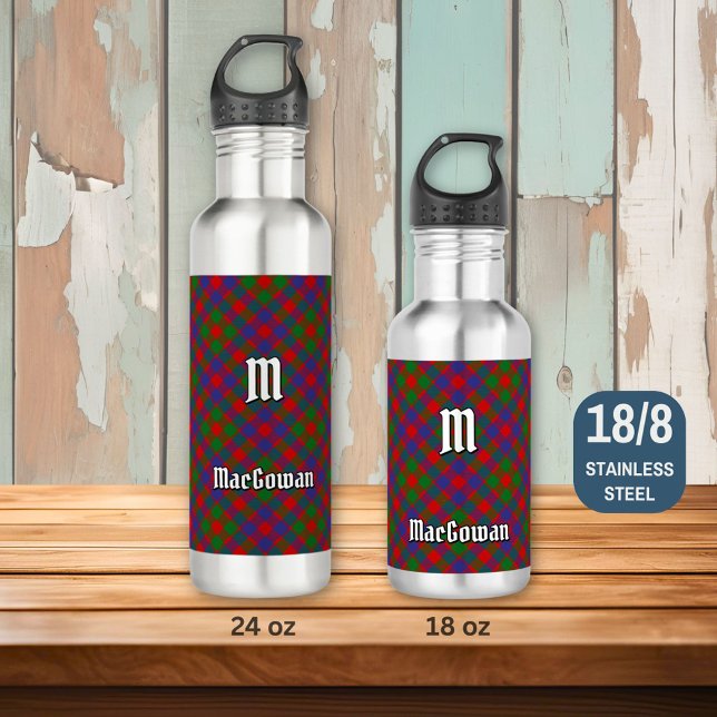 Botella De Agua Clan MacGowan Tartan (Subido por el creador)