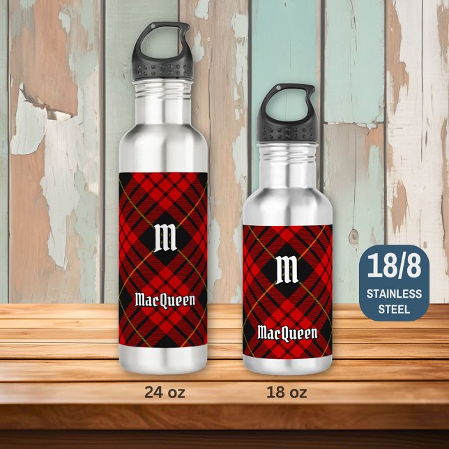 Botella De Agua Clan MacQueen Tartan (Subido por el creador)