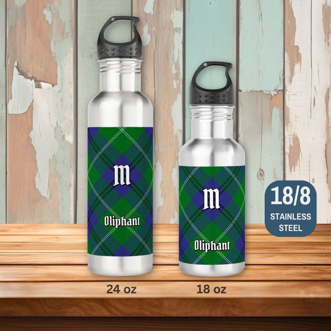 Botella De Agua Clan Oliphant Tartan Steel Water Bottle (Subido por el creador)