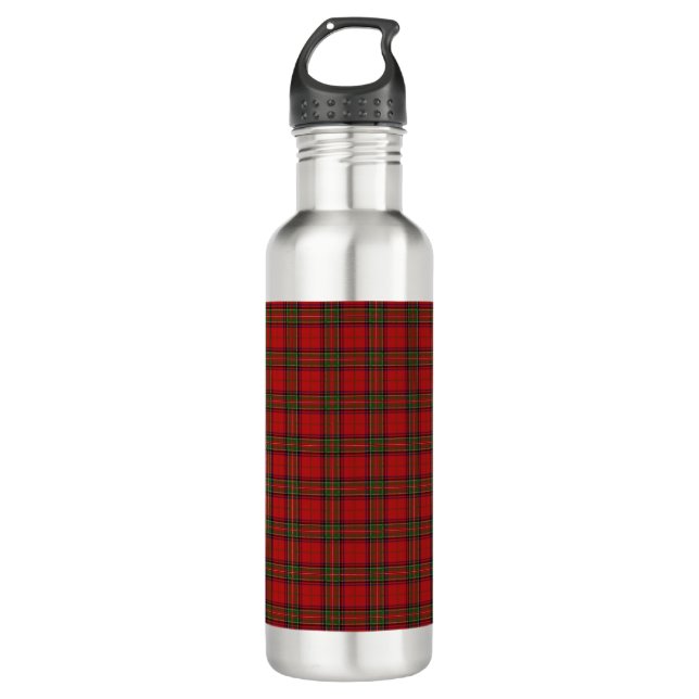 Botella De Agua Clan Stewart Royal Scottish Tartán Plaid Pattern (Anverso)