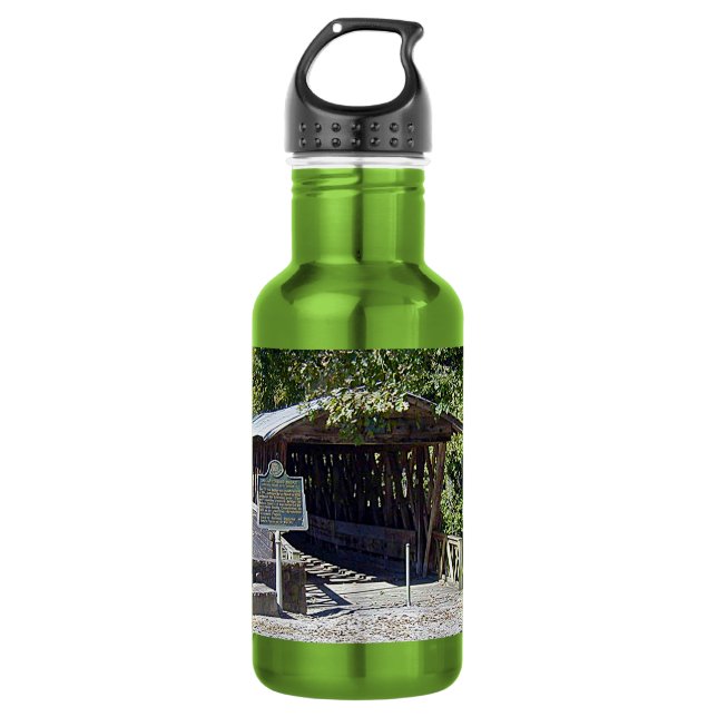 Botella De Agua Clarkson Covered Bridge Alabama  (Anverso)