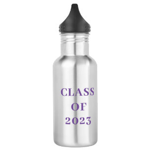 Botella De Agua Clase de 2023 con nombre