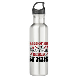 Botella De Agua clase de delito de vino verdadero en la cama de nu