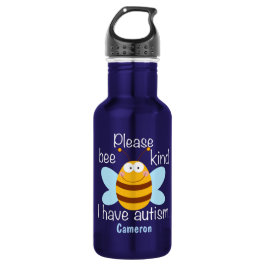 Botella De Agua Clase de la abeja tengo por favor autismo