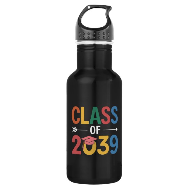 Botella De Agua Clase Groovy De 2039 Graduación Superior 2039 (Anverso)