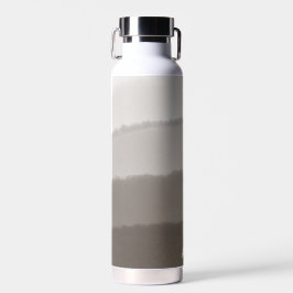 Botella De Agua Clásico Monogramo Acuarela Davy Gray Ombre