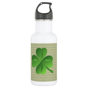Botella De Agua Clásico Trendy  Trébol Irlandés Afortunado